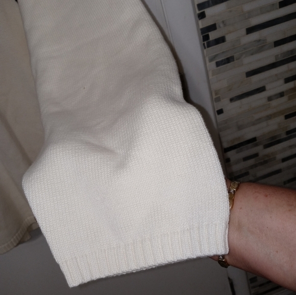 Vintage Tommy Hilfiger Long Sleeve Pullover Cowl neck Sweater Chunky knit logo - Picture 6 of 8